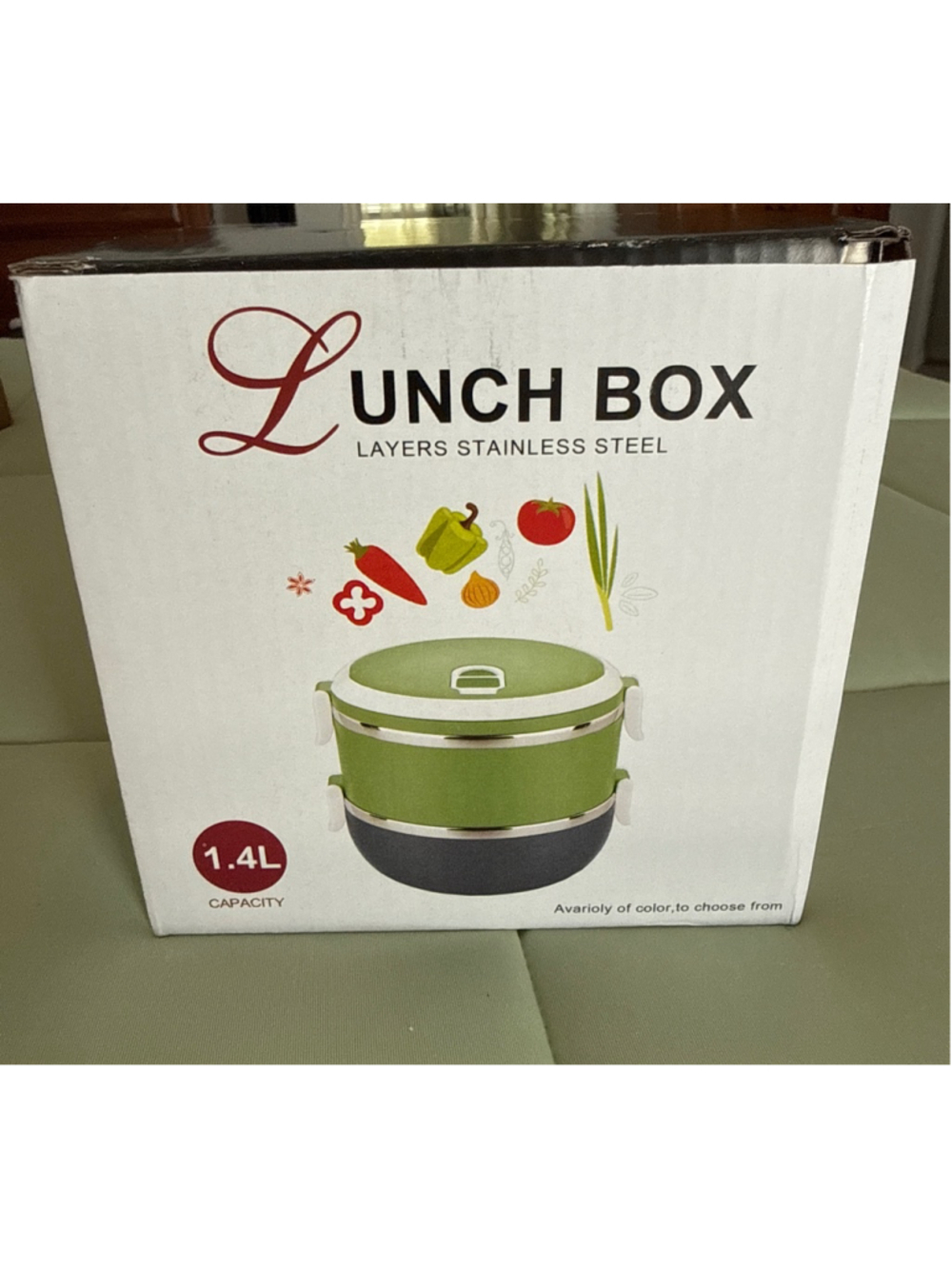 Stainless Steel Layers Lunchbox NIB